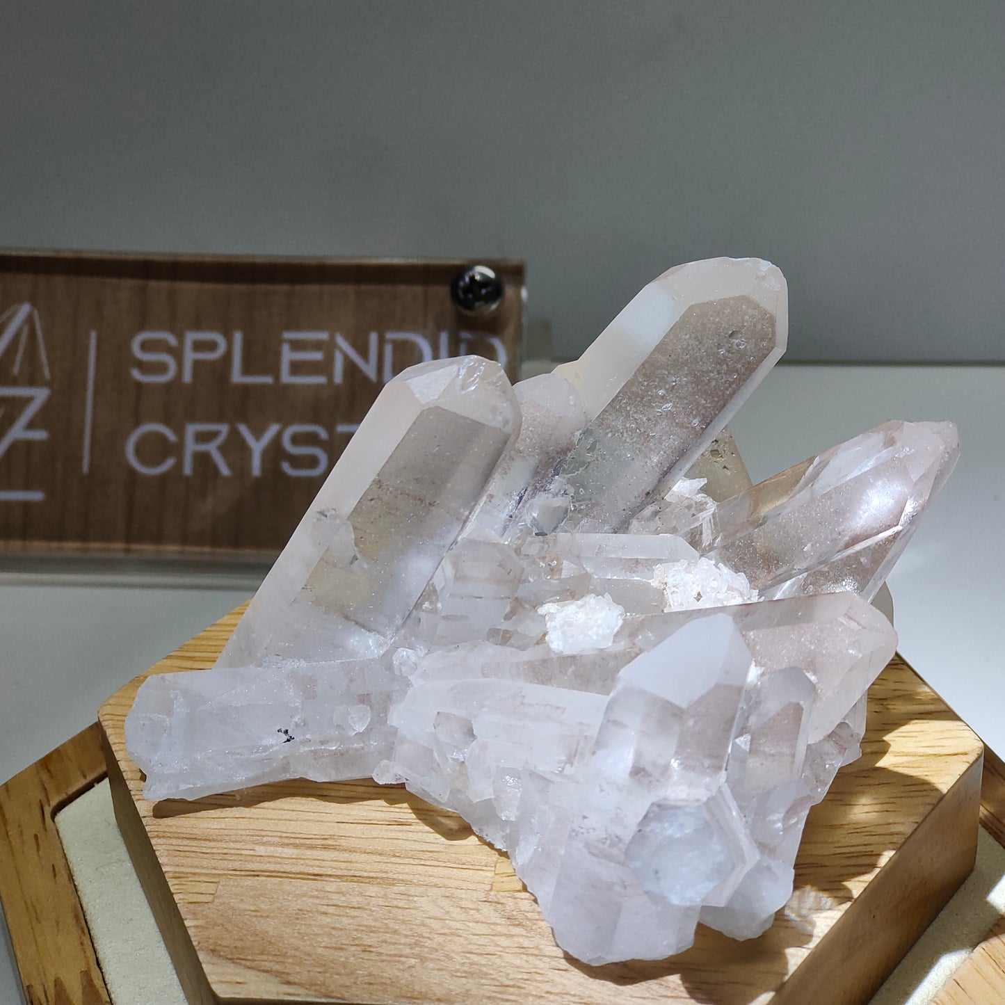 白水晶簇 White Quartz Crystal