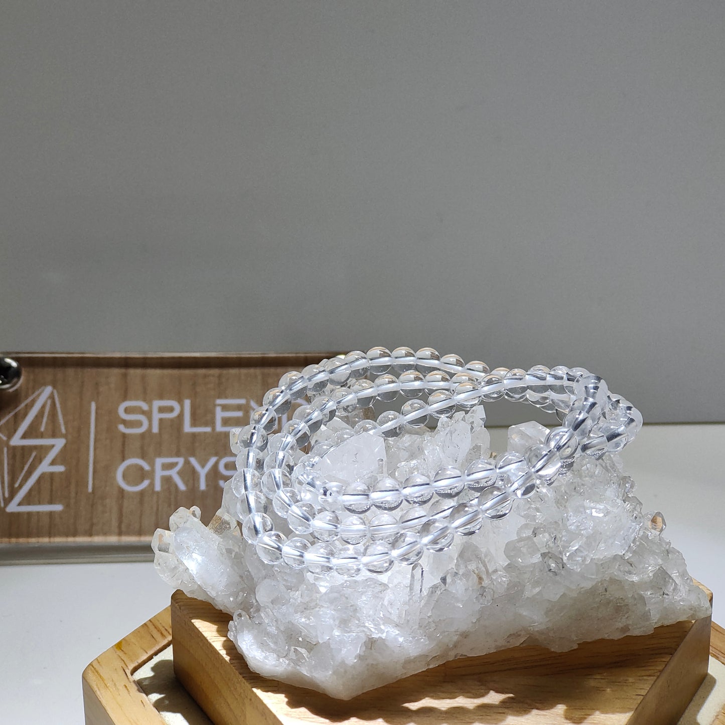 白水晶簇 White Quartz Crystal